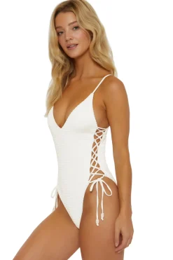 Isabella Rose High Leg|One Pieces-Maza Plunge One Piece Swimsuit