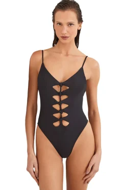Vix Swimwear Monokini / Cut Out|Plunge-Megan Cutout One Piece Swimsuit