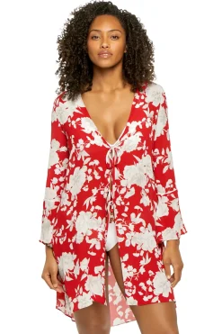 L'Agence Sundresses-Meghan Long Sleeve Cover Dress