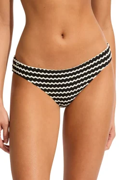 Seafolly Hipster|Bikinis-Mesh Effect Hipster Bikini Bottom
