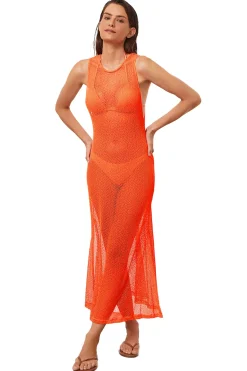 Vix Swimwear Sundresses-Mesh Midi Dress