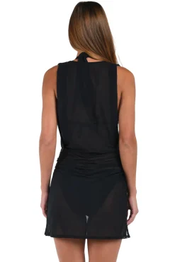 Sunshine 79 Sundresses-Mesh Mini Cover Up Dress