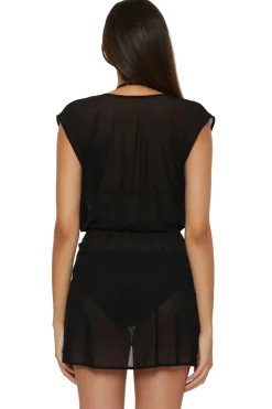 Trina Turk Tunics-Mesh Tunic Cover Dress