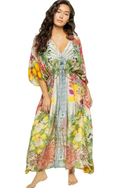 Carolina K Caftans-Midi Caftan Dress