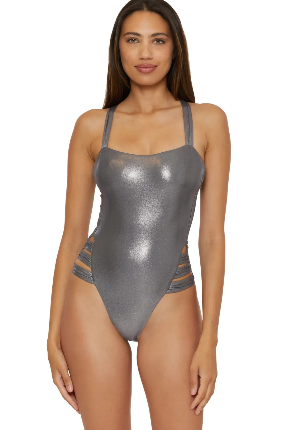 Becca by Rebecca Virtue High Leg|One Pieces-Millie One Piece Swimsuit