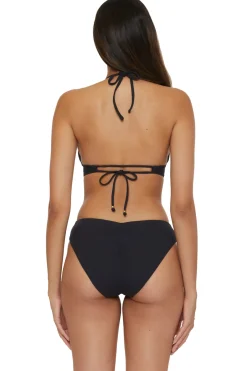 Becca by Rebecca Virtue Halter|Bikinis-Mira Banded Halter Bikini Top