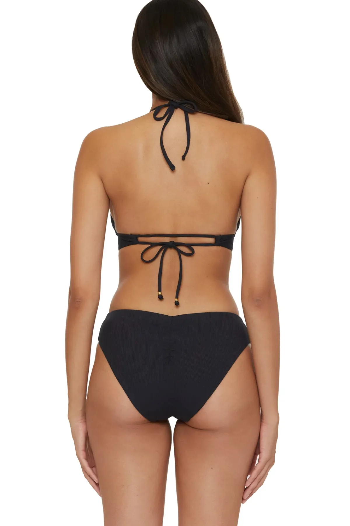 Becca by Rebecca Virtue Halter|Bikinis-Mira Banded Halter Bikini Top