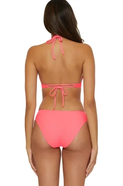Becca by Rebecca Virtue Halter|Bikinis-Mira Banded Halter Bikini Top