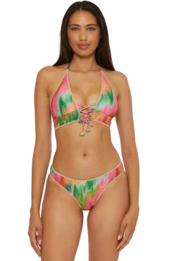 Becca by Rebecca Virtue Halter|Bikinis-Mira Banded Halter Bikini Top