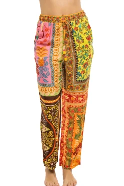 Farm Rio Bottoms-Mixed Scarves Pants