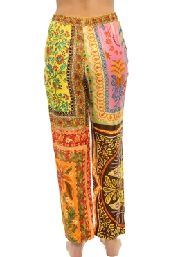 Farm Rio Bottoms-Mixed Scarves Pants