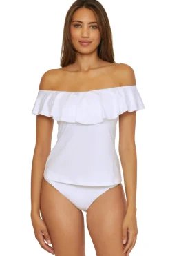 Trina Turk Bandeau|Tankinis-Monaco Off Shoulder Bandeau Tankini Top