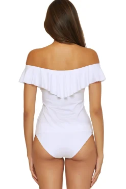 Trina Turk Bandeau|Tankinis-Monaco Off Shoulder Bandeau Tankini Top