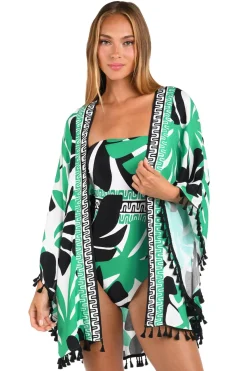 Sunshine 79 Kimonos / Robes-Monstera Kimono