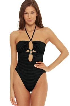 Isabella Rose High Leg|Halter-Multi-Way Maillot One Piece Swimsuit