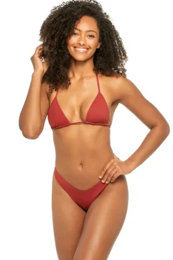 Frankies Bikinis X Bella Hadid Triangle|Halter-Nick Sliding Triangle Bikini Top