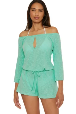 Becca by Rebecca Virtue Jumpsuits / Rompers-Off Shoulder Romper