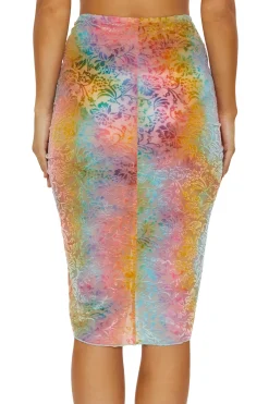 Isabella Rose Bottoms-Ombre Burnout way Skirt