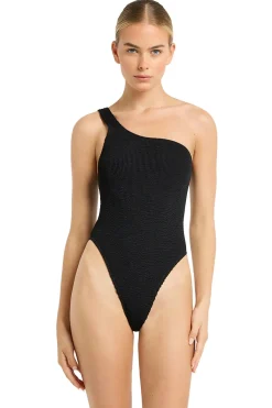 Bond-Eye Asymmetrical|High Leg-Oscar Asymmetrical One Piece Swimsuit