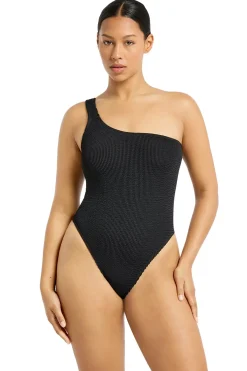 Bond-Eye Asymmetrical|High Leg-Oscar Asymmetrical One Piece Swimsuit