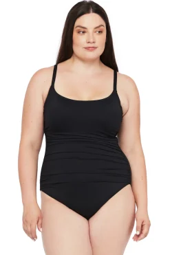 La Blanca One Pieces-Over The Shoulder One Piece Swimsuit