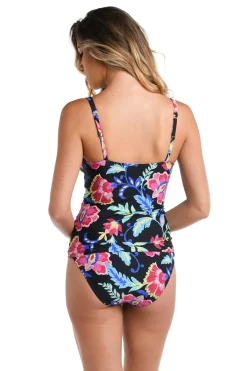 La Blanca Tank|Tankinis-Over The Shoulder Tankini Top