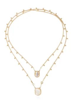 Gas Bijoux Jewelry-Ovo Mother-of-Pearl Scapulaire Necklace