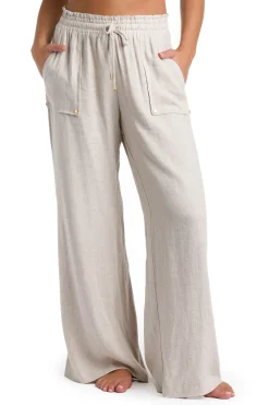 La Blanca Bottoms-Palazzo Cover-Up Pants