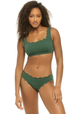 Marysia Bralette|Bikinis-Palm Springs Scallop Bralette Bikini Top