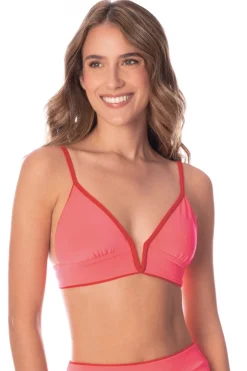 Maaji Triangle|Bikinis-Parade Reversible V-Wire Triangle Bikini Top