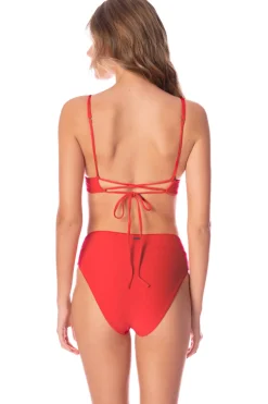 Maaji Triangle|Bikinis-Parade Reversible V-Wire Triangle Bikini Top