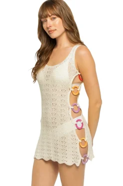 Capittana Sundresses-Paula Crochet Mini Cover Dress