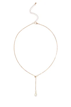 Cara Couture Jewelry-Pearl Drop Necklace