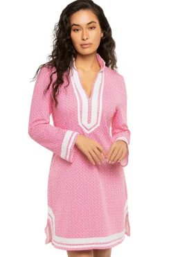 Cabana Life Tunics-Pique Long Sleeve Tunic