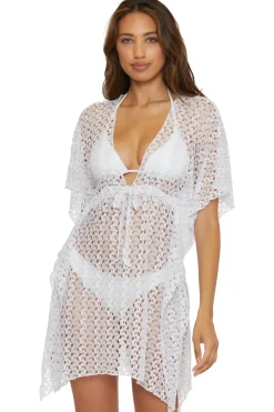 Becca by Rebecca Virtue Tunics-Platinum Lace Tunic