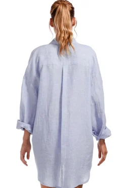 Vitamin A Shirt Dresses-Playa Button Down Shirt Dress