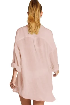 Vitamin A Shirt Dresses-Playa Button Down Shirt Dress