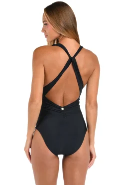 Sunshine 79 Plunge|One Pieces-Plunge One Piece Swimsuit