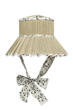 Lorna Murray Hats-Polka Monochrome Luxe Ravello Hat