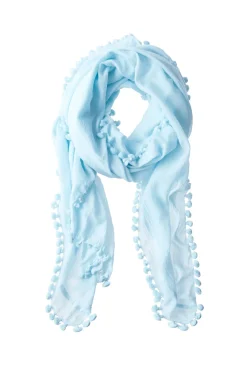 Matta Travel Accessories-Pom Pom Dupatta Scarf/Pareo