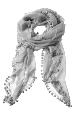 Matta Travel Accessories-Pom Pom Dupatta Scarf/Pareo