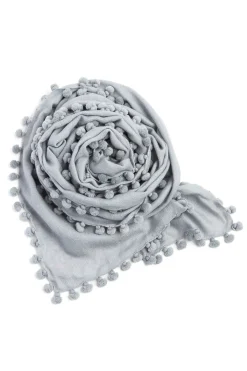 Matta Travel Accessories-Pom Pom Dupatta Scarf/Pareo