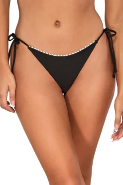 Swim Systems Tie Side|Hipster-Pom Pom Hipster Tie Side Bikini Bottom
