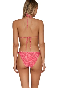 Swim Systems Triangle|Halter-Pom Pom Triangle Bikini Top