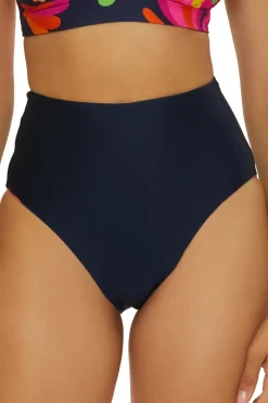 Trina Turk High Leg|High Waist-Poolside Reversible High Waist Bikini Bottom