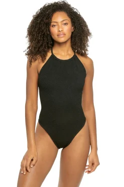 Hunza G High Neck|High Leg-Portia High Neck One Piece Swimsuit