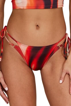 B. Swim High Leg|Tie Side-Poseidon Tie Side Brazilian Bikini Bottom