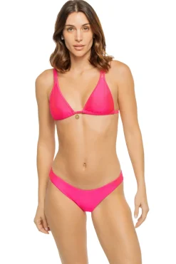 Kulani Kinis Triangle|Bikinis-Posh Pink Triangle Bikini Top