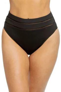 Robin Piccone High Leg|High Waist-Quinn High Waist Bikini Bottom