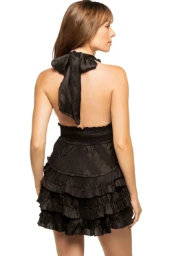 LoveShackFancy Sundresses-Quintelle Halter Mini Dress